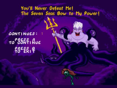 little mermaid sega genesis