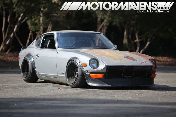 I did come upon the Shakotan 240Z with S13 coilovers on it and it looks 