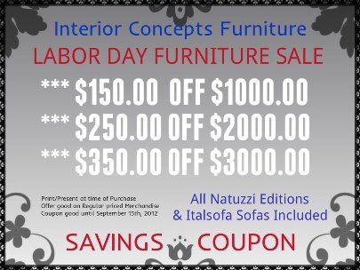 Labor-day-Furniture-sale-Natuzzi-sofa, Labor Day Furniture Sale. All Natuzzi Editions & Italsofa leather sofas & sectionals on sale. Philadelphia Contemporary Furniture store. Modern Leather furniture Up to 50% Off Sale! INTERIOR CONCEPTS FURNITURE 215-468-6226. ONLINE STORE: http://store.interiorconceptsfurniture.com. Best Selection of Brand New NATUZZI Editions Leather sofas & sectionals at the Lowest price!