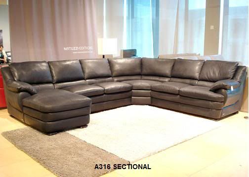 Natuzzi Editions,Natuzzi,Leather,Leather Sectional