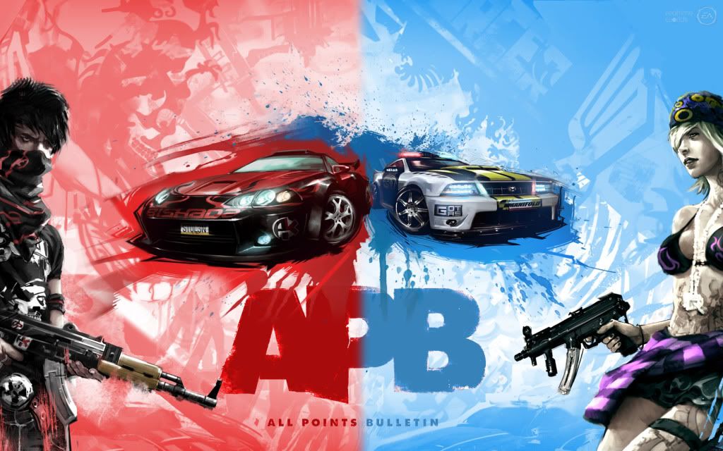 APB Red vs Blue Wallpaper