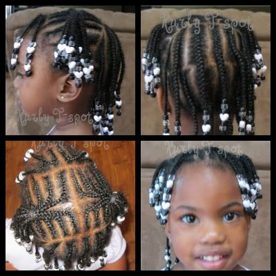 Hairstyles Zigzag on Kurly T Spot  Braids And More   Cornrow Ponies W  Signature Bang