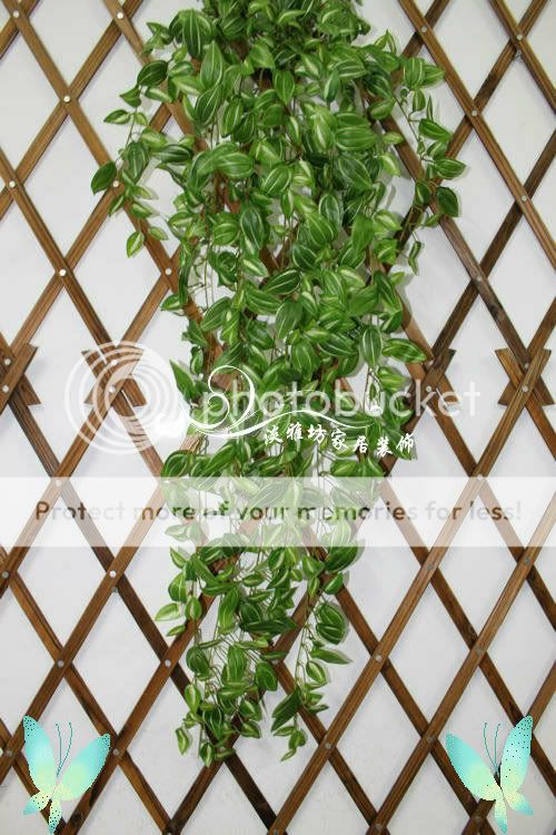 105cm Artificial Silk Ivy Bamboo leaves Wedding Vine Plant LT06