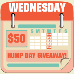 Hump Day $50 Giveaway, giveaways